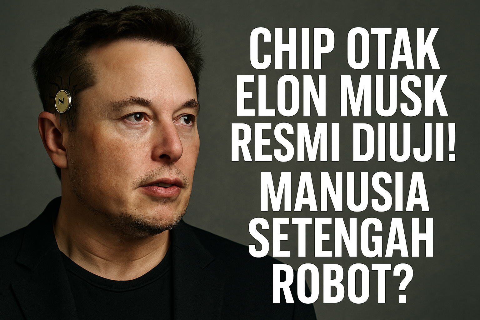 Chip Otak Elon Musk Resmi Diuji!