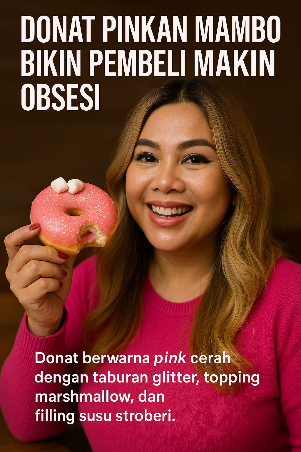 Gak Nyangka! Donat Pinkan Mambo Bikin Pembeli Makin Obsesi!