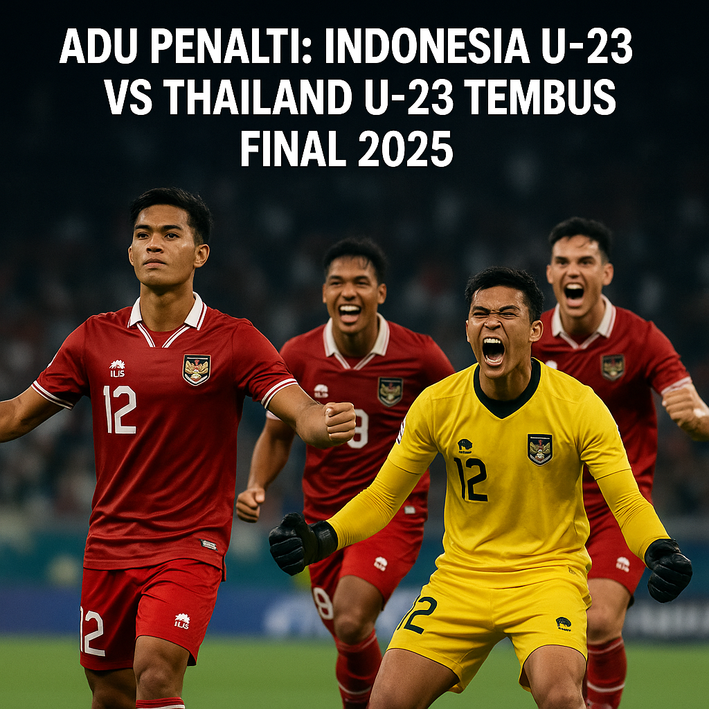 Adu Penalti : Indonesia U‑23 vs Thailand U‑23 Tembus Final 2025!