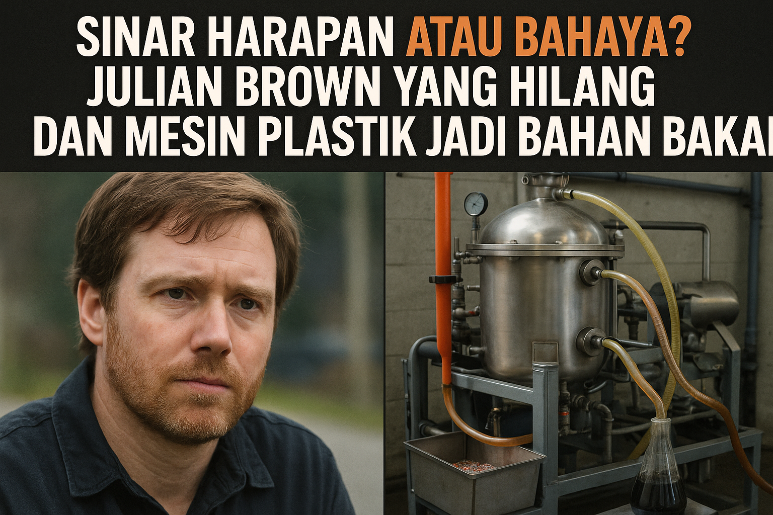 Mesin Plastik Jadi Bahan Bakar