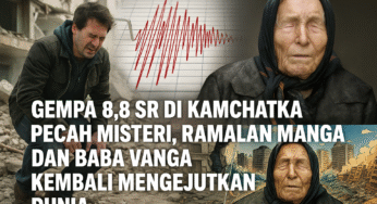 Gempa 8.8 SR di Kamchatka Pecah Misteri, Ramalan Manga dan Baba Vanga Kembali Mengejutkan Dunia!