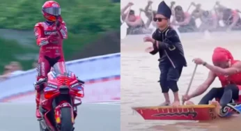 11 Tahun Jadi Ikon Aura, Bocah Pacu Jalur Disontak Marquez!