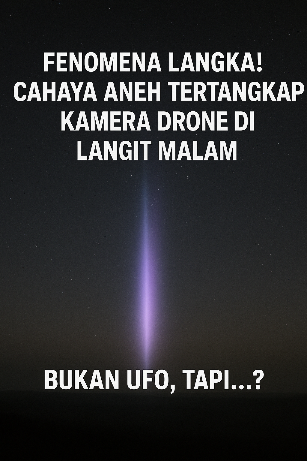 Fenomena Langka Cahaya Aneh