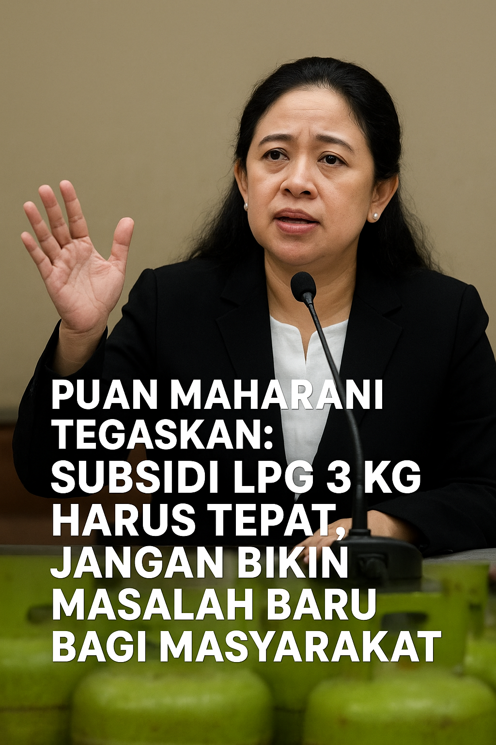Puan Maharani Tegaskan Subsidi LPG 3