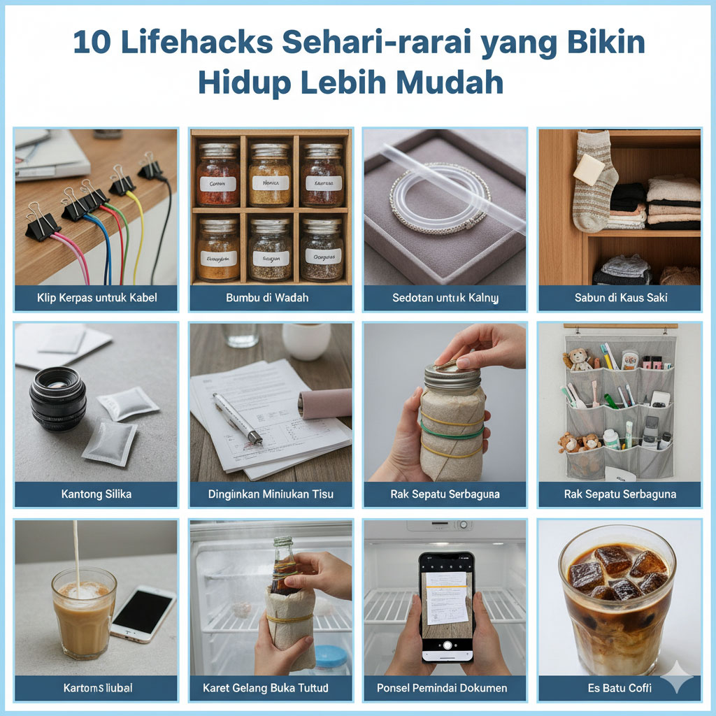 10 Lifehacks Sehari-hari yang Bikin Hidup Lebih Mudah