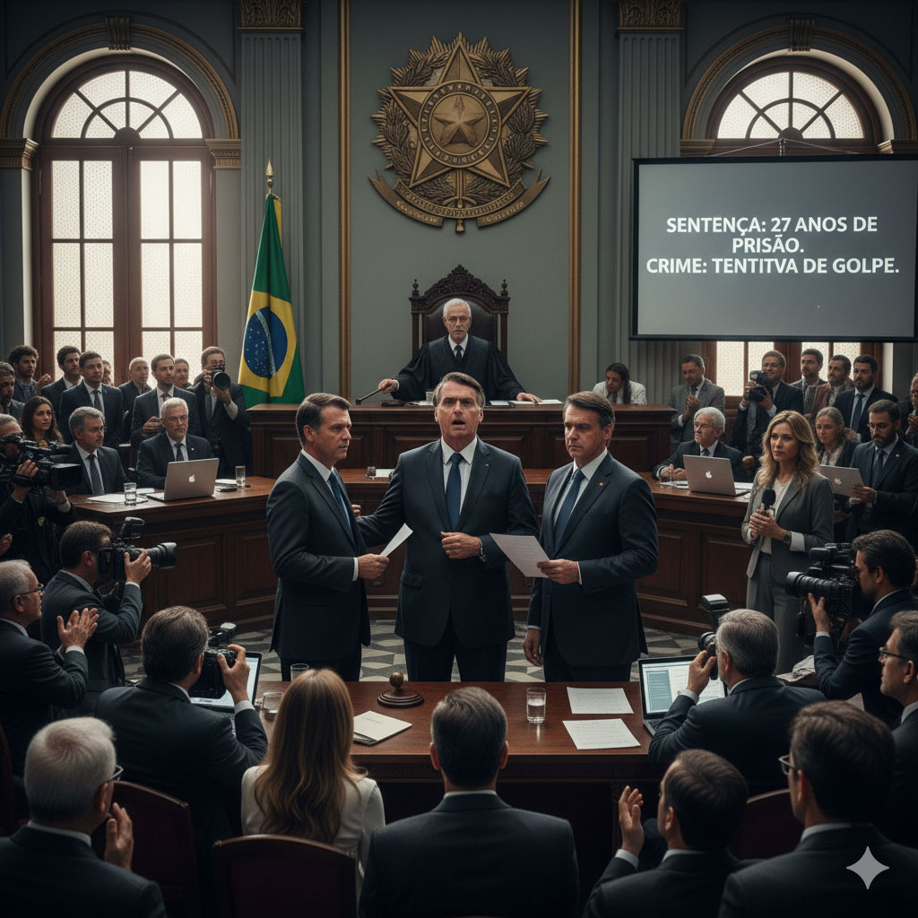 Eks Presiden Brasil Bolsonaro Divonis 27 Tahun karena Kudeta