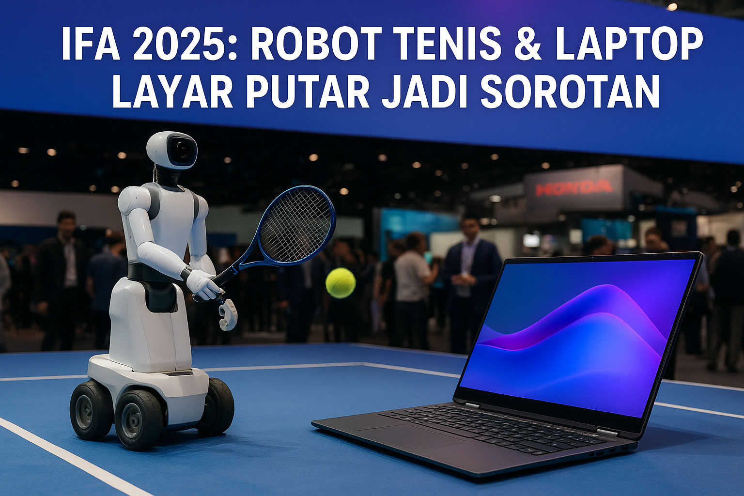 IFA 2025: Robot Tenis & Laptop Layar Putar Jadi Sorotan