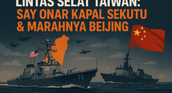 Lintas Selat Taiwan: Say Onar Kapal Sekutu & Marahnya Beijing