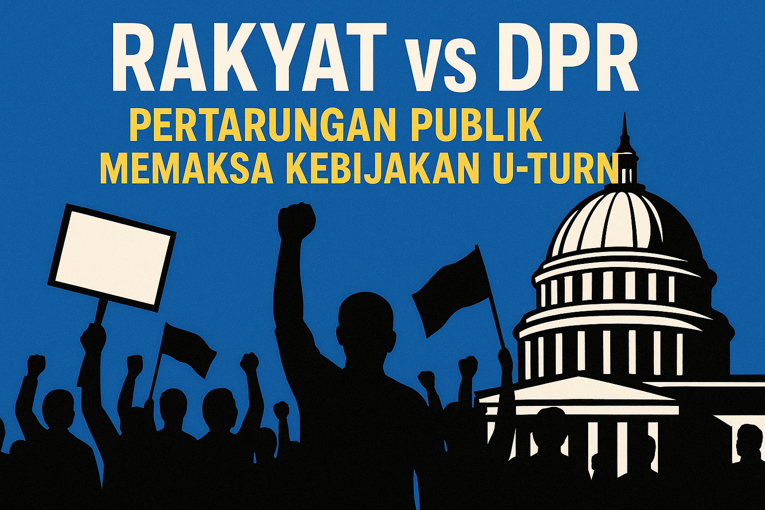 Rakyat vs DPR: Pertarungan Publik Memaksa Kebijakan U-Turn