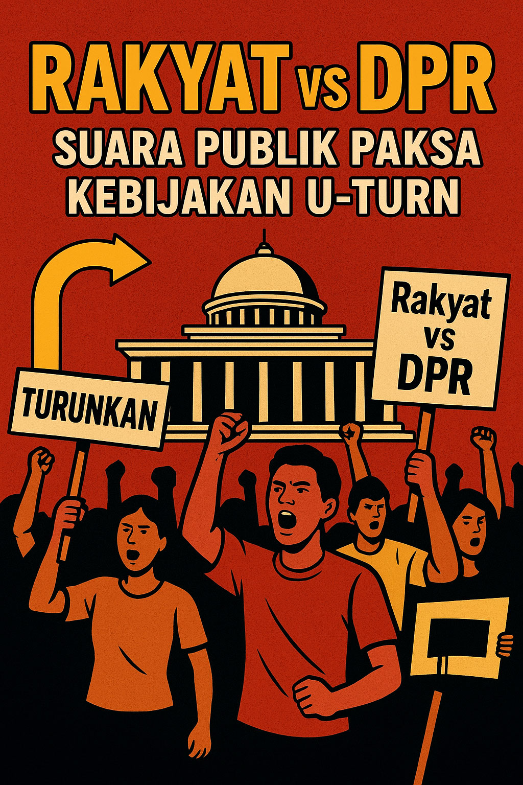 Rakyat vs DPR: Suara Publik Paksa Kebijakan U-Turn