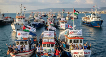Solidaritas Dunia: Armada Relawan Siap Antar Bantuan ke Gaza