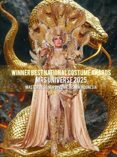 Kostum Nasional Indonesia Raih Penghargaan Mrs. Universe 2025