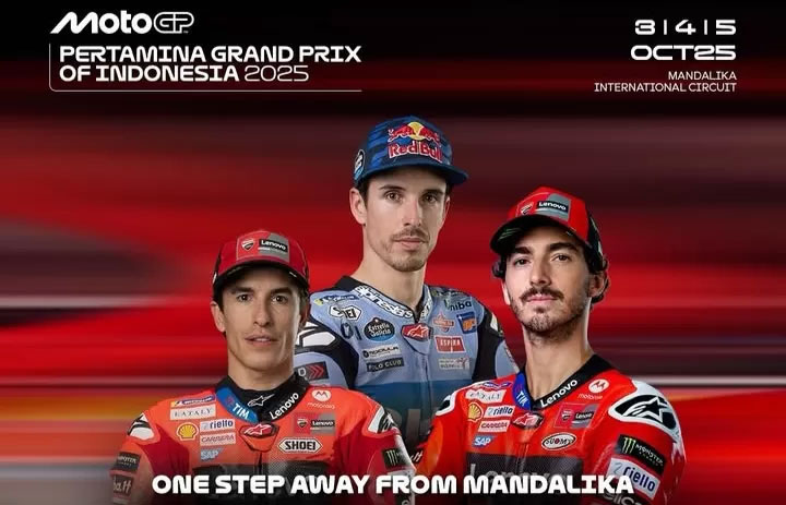 MotoGP Mandalika 2025 Hadir Akhir Pekan Ini, Cek Jadwalnya!